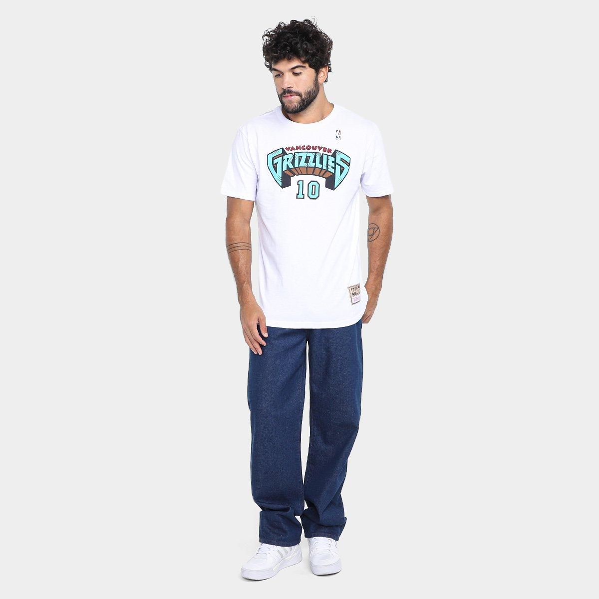 Camiseta Vancouver Grizzlies Mitchell & Ness Bibby Masculina - 5