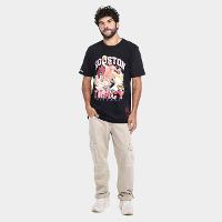 Camiseta Mitchell & Ness Houston Rockets McGrady Masculina - 5