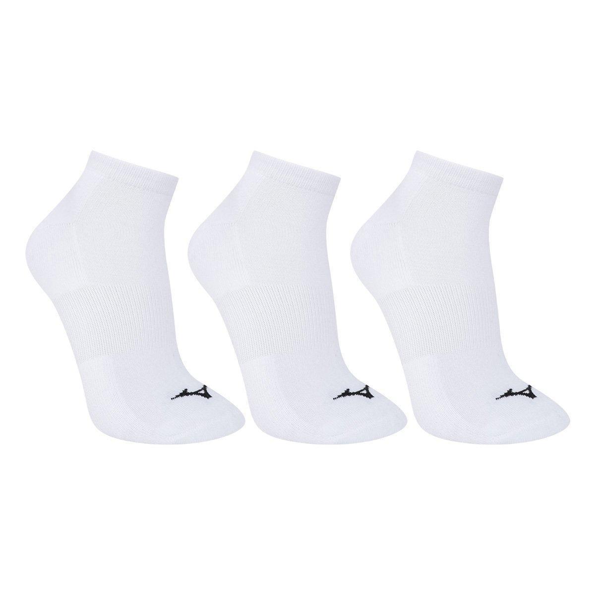 Kit Meia Mizuno Prime Unissex 3 Pares - 1