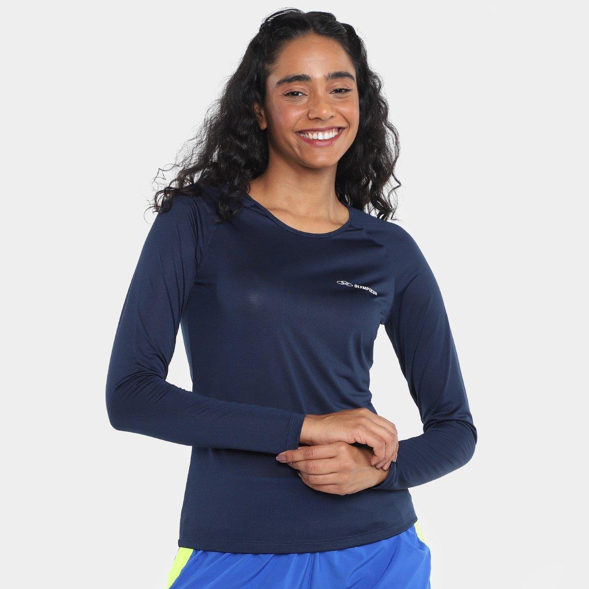 Camiseta Manga Longa Olympikus Runner 2.0 Feminina - 1