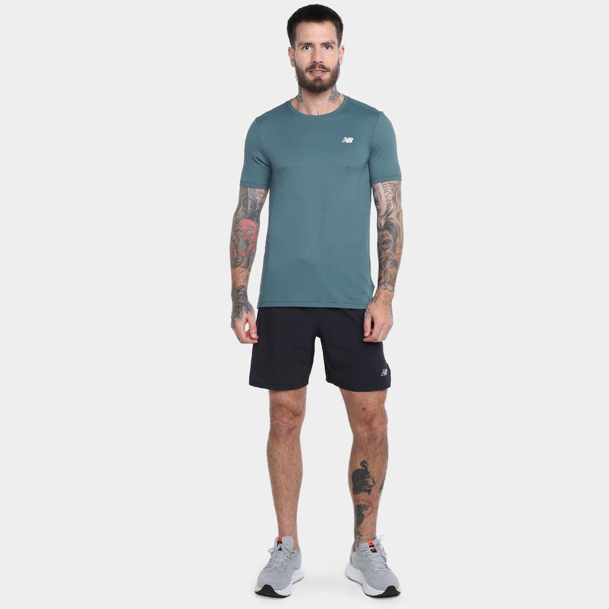 Short New Balance Run Club 7 Masculino - 4