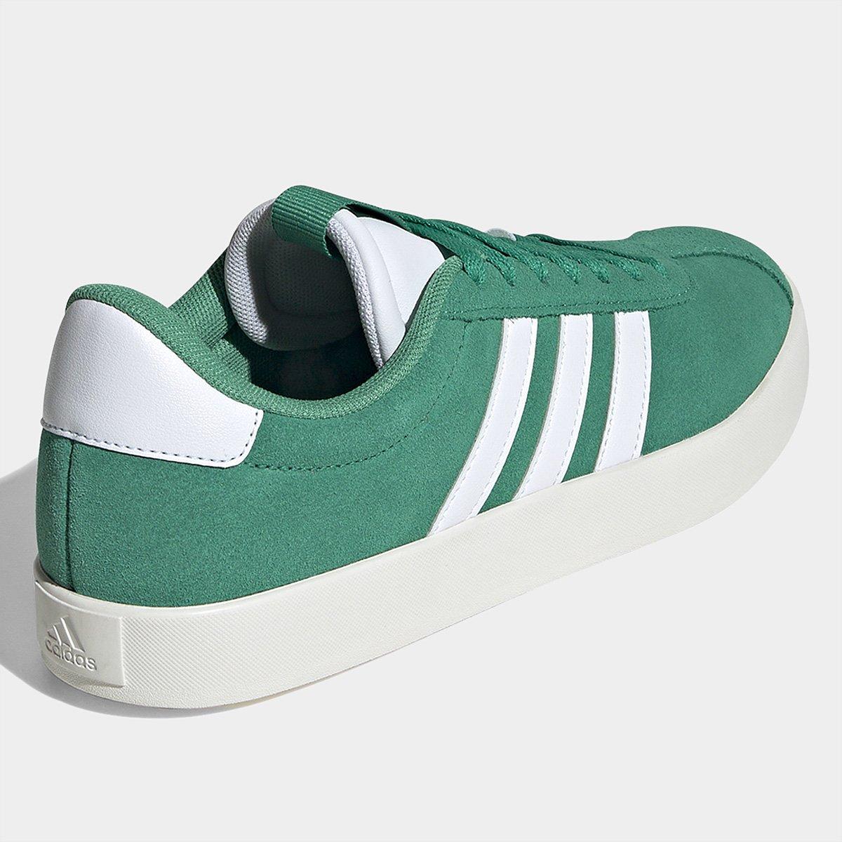 Tênis Couro Adidas Vl Court 3 0 Feminino - 3