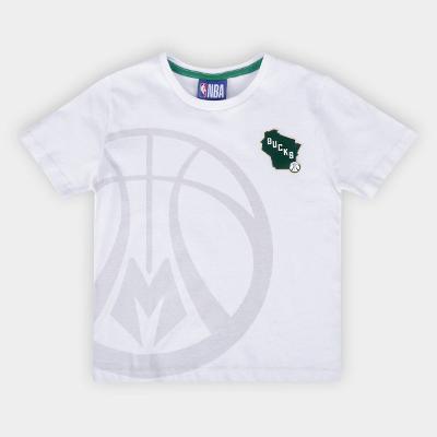 Camiseta NBA Juvenil Milwaukee Bucks Nomad Braziline