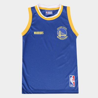 Regata NBA Infantil Golden State Warriors Blooming Braziline