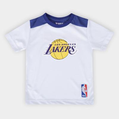 Camiseta NBA Infantil Los Angeles Lakers Braziline