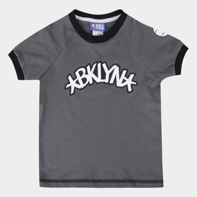 Camiseta NBA Juvenil Brooklyn Nets Campus Braziline