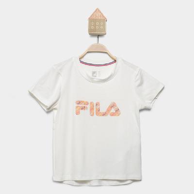 Camiseta Infantil Fila Letter Slim I Menina