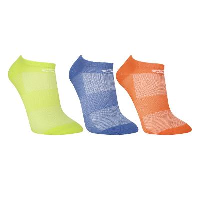 Kit Meia Olympikus Sem Cano Neon 3 Pares Feminino