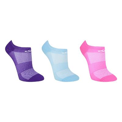 Kit Meia Olympikus Sem Cano Neon 3 Pares Feminino
