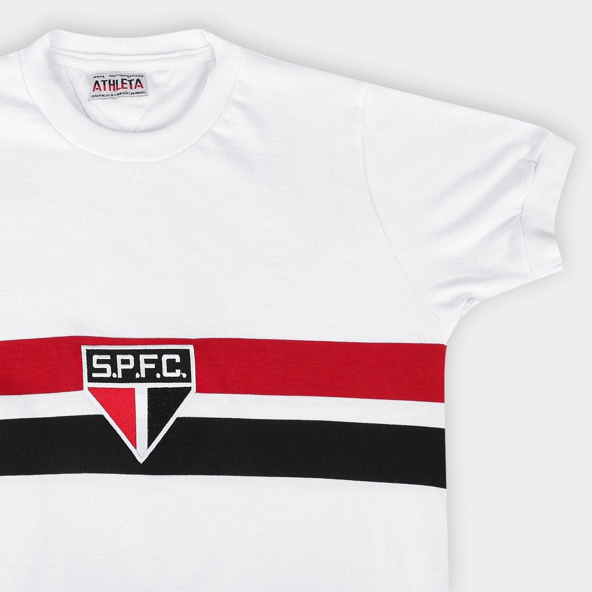 Camisa Retrô São Paulo 1970 Athleta Masculina - 6