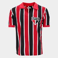 Camisa Polo Retrô São Paulo Athleta Masculina - 1
