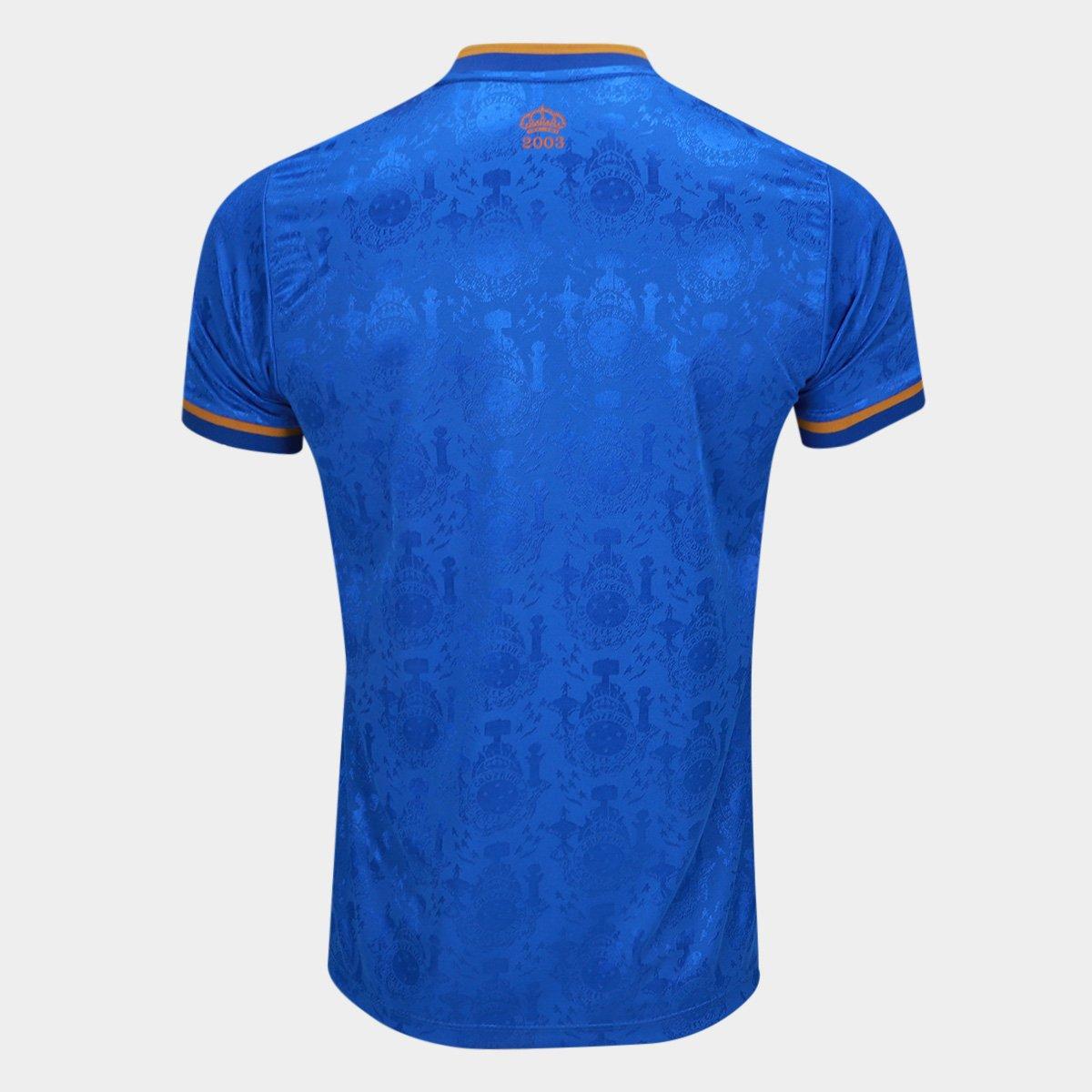 Camisa Cruzeiro RetrôMania 2003 Tríplice Coroa Masculina - 2