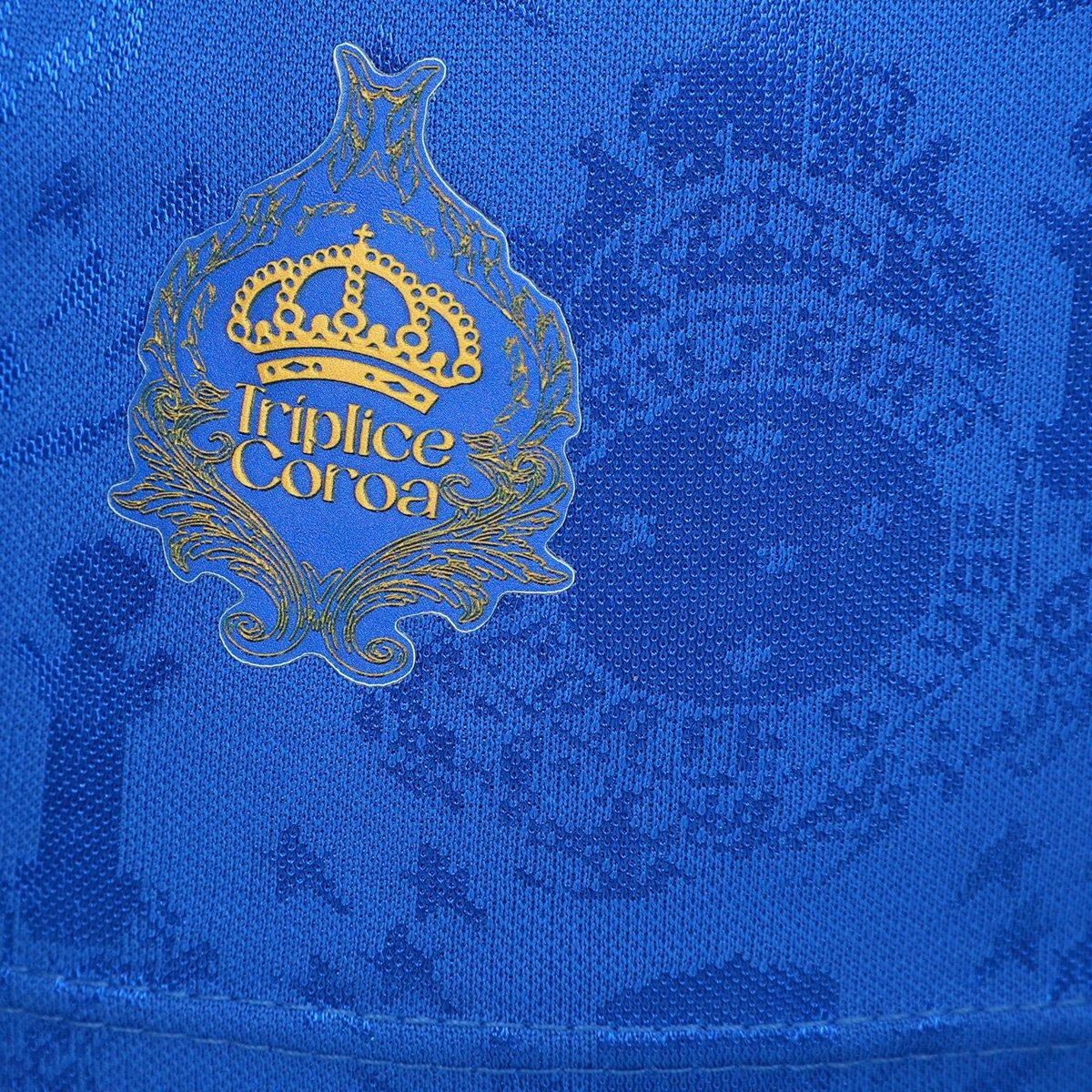 Camisa Cruzeiro RetrôMania 2003 Tríplice Coroa Masculina - 4