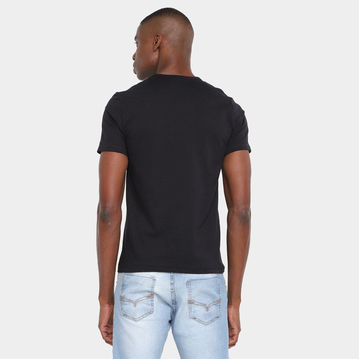 Kit Camisetas Hering Básicas Com 3 Peças Masculinas - 3