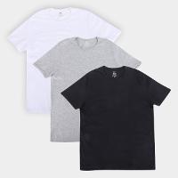 Kit Camisetas Hering Básicas Com 3 Peças Masculinas - 1
