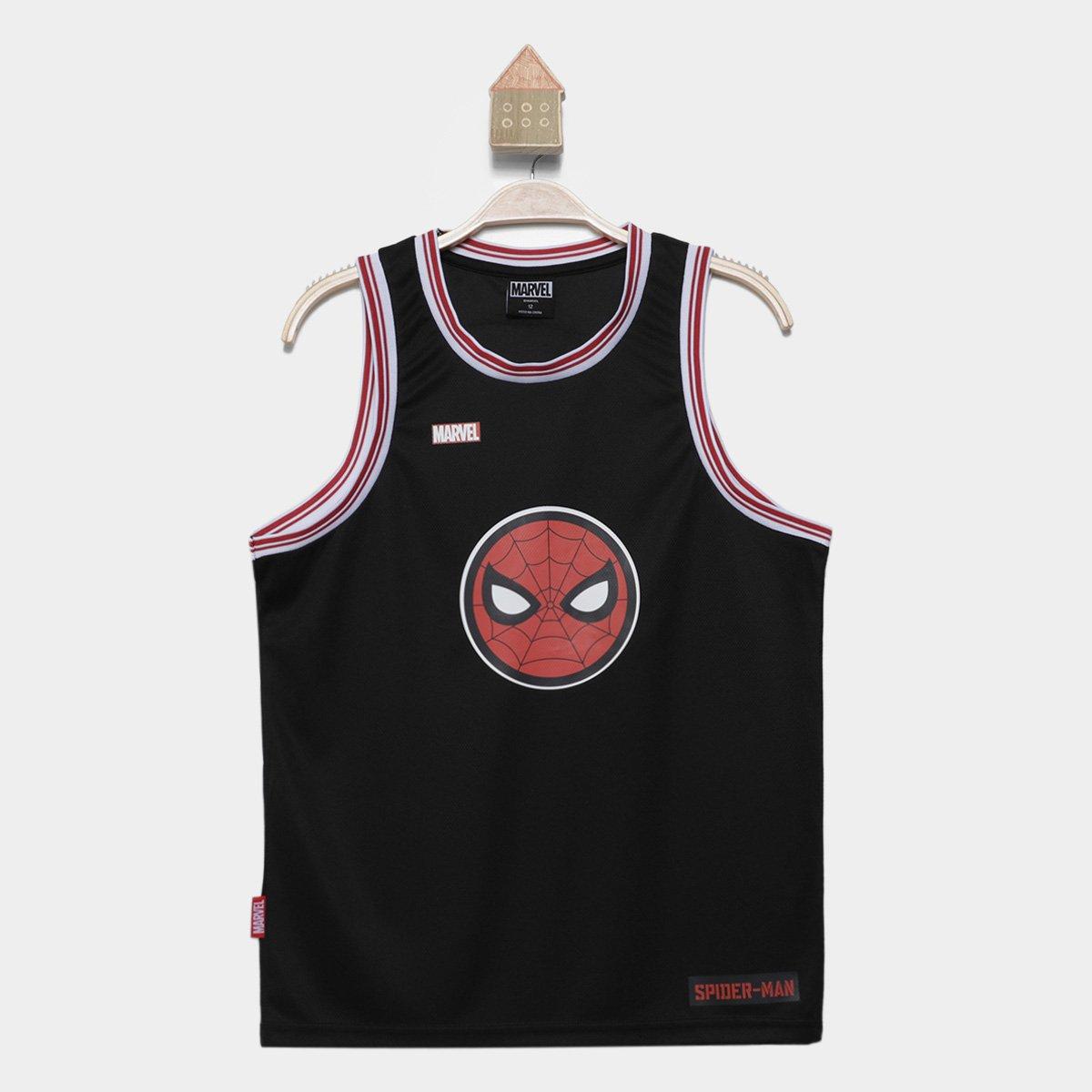 Regata Infantil Mooncity Marvel Aranha Menino - 1