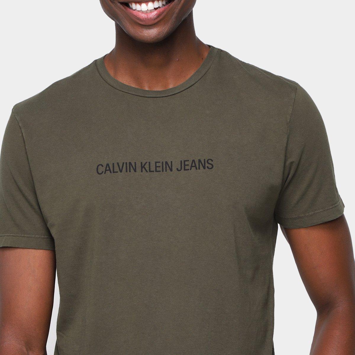Camiseta Calvin Klein Jeans Logo Masculina - 3