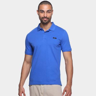 Camisa Polo Calvin Klein Slim Em Piquet Masculina