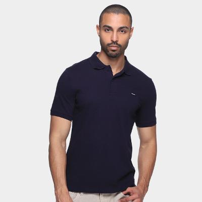 Camisa Polo Calvin Klein Slim Em Piquet Masculina