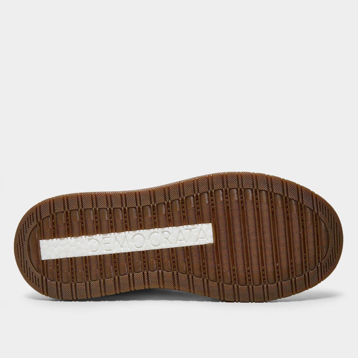 Tênis Couro Democrata Denin Drake Pulse Masculino - 5