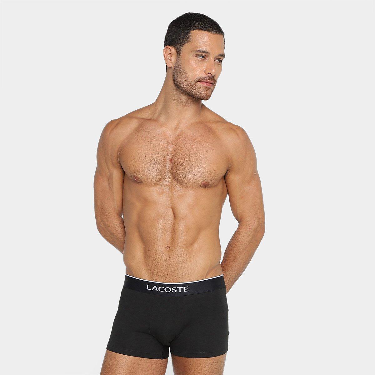 Kit Cueca Boxer Trunk Lacoste 3 Peças - 2