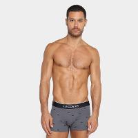 Kit Cueca Boxer Trunk Lacoste 3 Peças