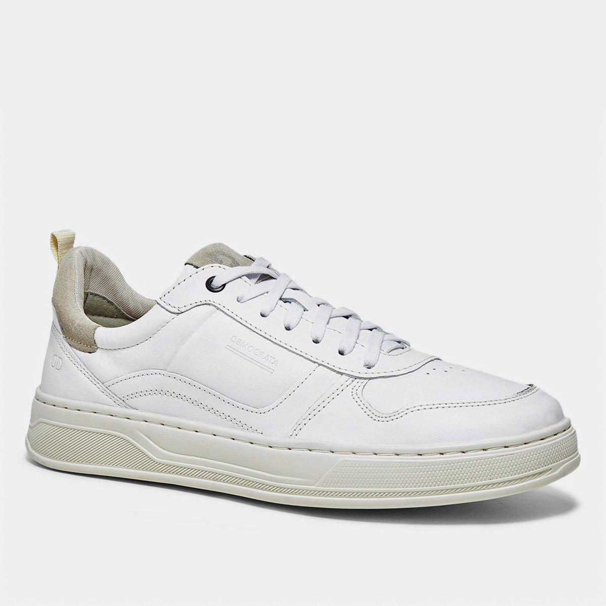 Tênis Couro Democrata Denim Casual Masculino - 2