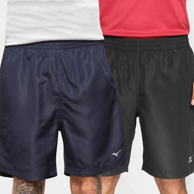 Kit com 2 Bermudas Mizuno Rip Stop Masculina