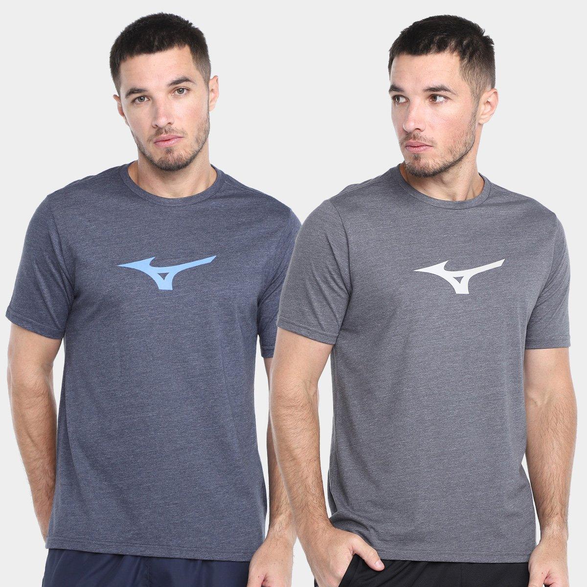 Kit com 2 Camisetas Mizuno Lifestile Masculino - 1