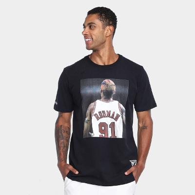 Camiseta Mitchell & Ness Chicago Bulls Slam Rodman Masculina