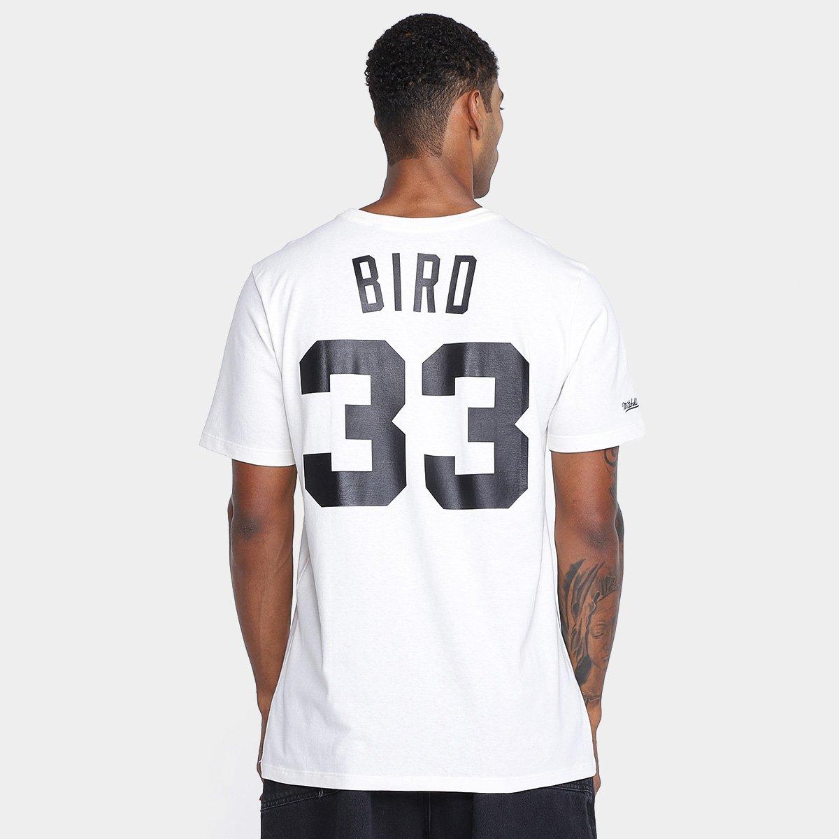 Camiseta Mitchell & Ness Boston Celtics Bird Masculina - 2