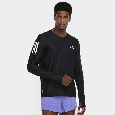 Camiseta Manga Longa Adidas Own The Run Base Masculina