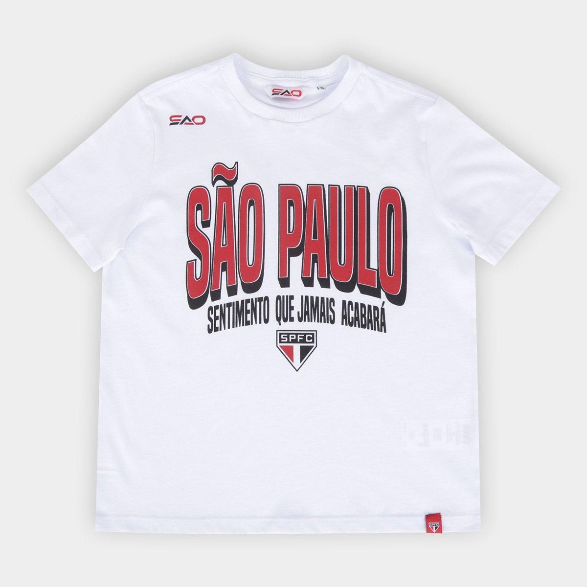 Camiseta São Paulo Infantil Casual Menino - 1