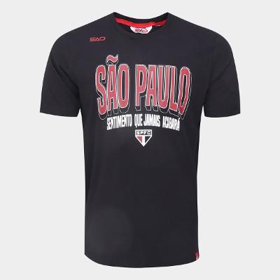 Camiseta São Paulo Casual Masculina