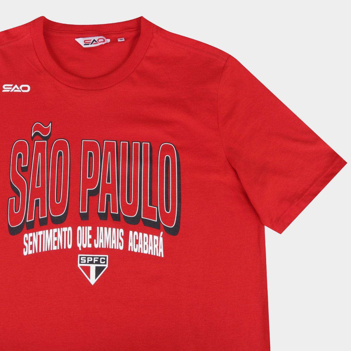 Camiseta São Paulo Casual Masculina - 4