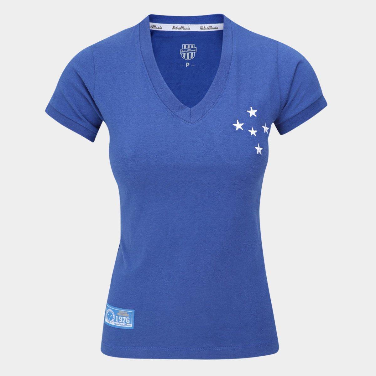 Camisa Cruzeiro RetrôMania Libertadores 1976 I Feminina - 1