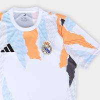 Camisa Real Madrid 25/26 Pré Jogo Adidas Masculina - 6