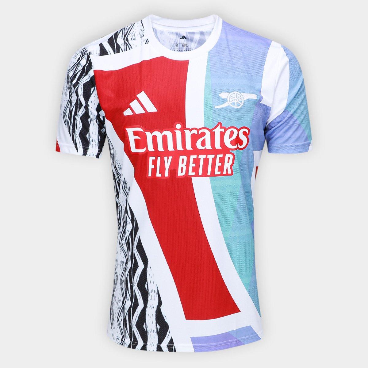 Camisa Arsenal 25/26 Pré Jogo Adidas Masculina - 1