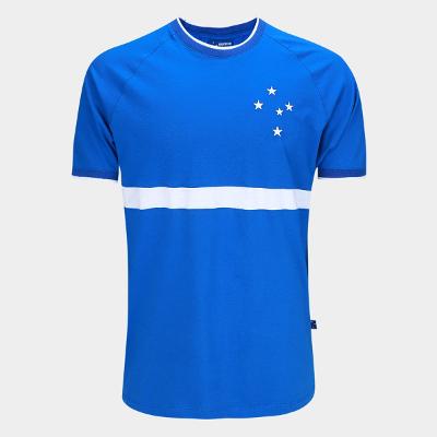 Camiseta Cruzeiro Raglan Masculina