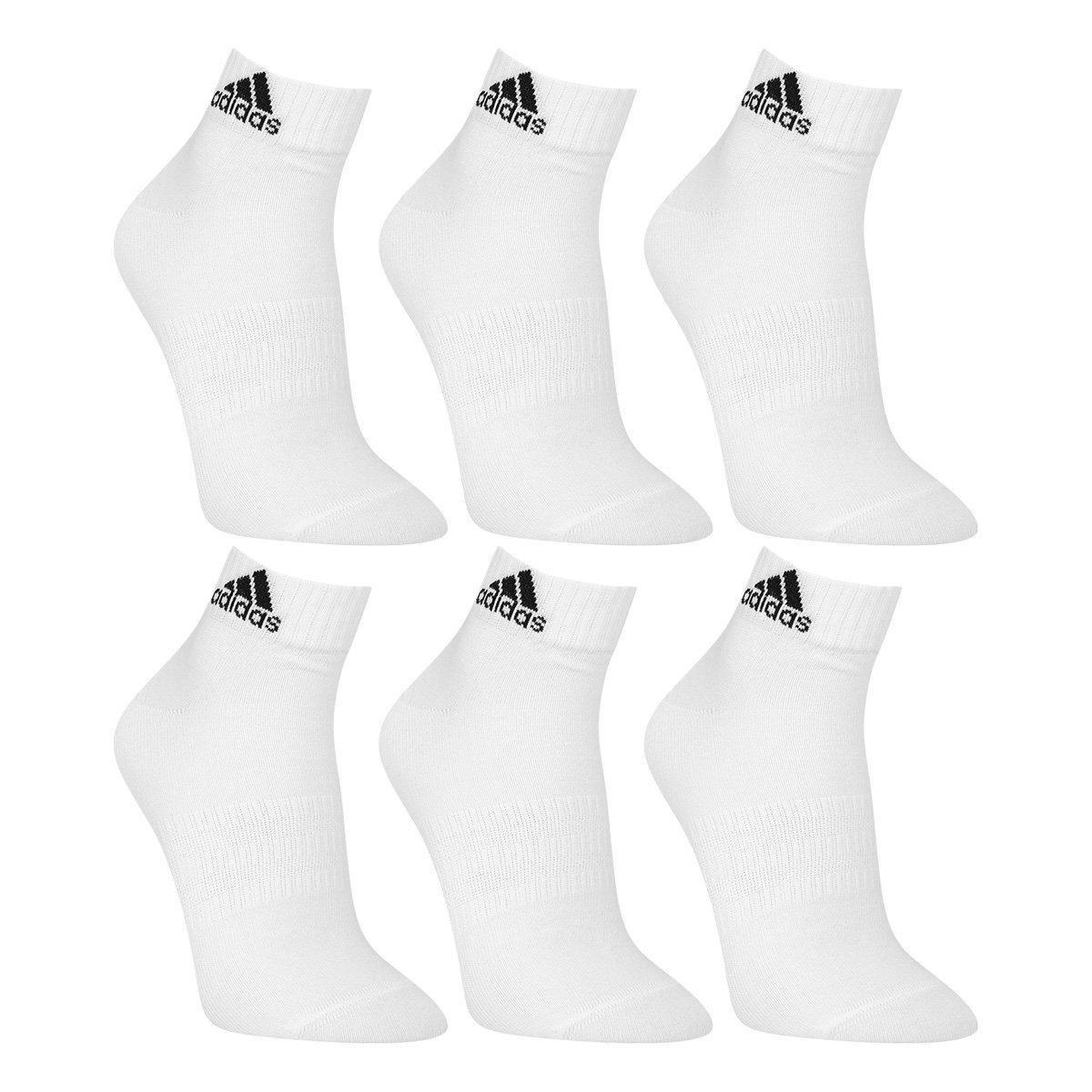 Kit Meia Adidas Cano Curto 6 Pares - 1
