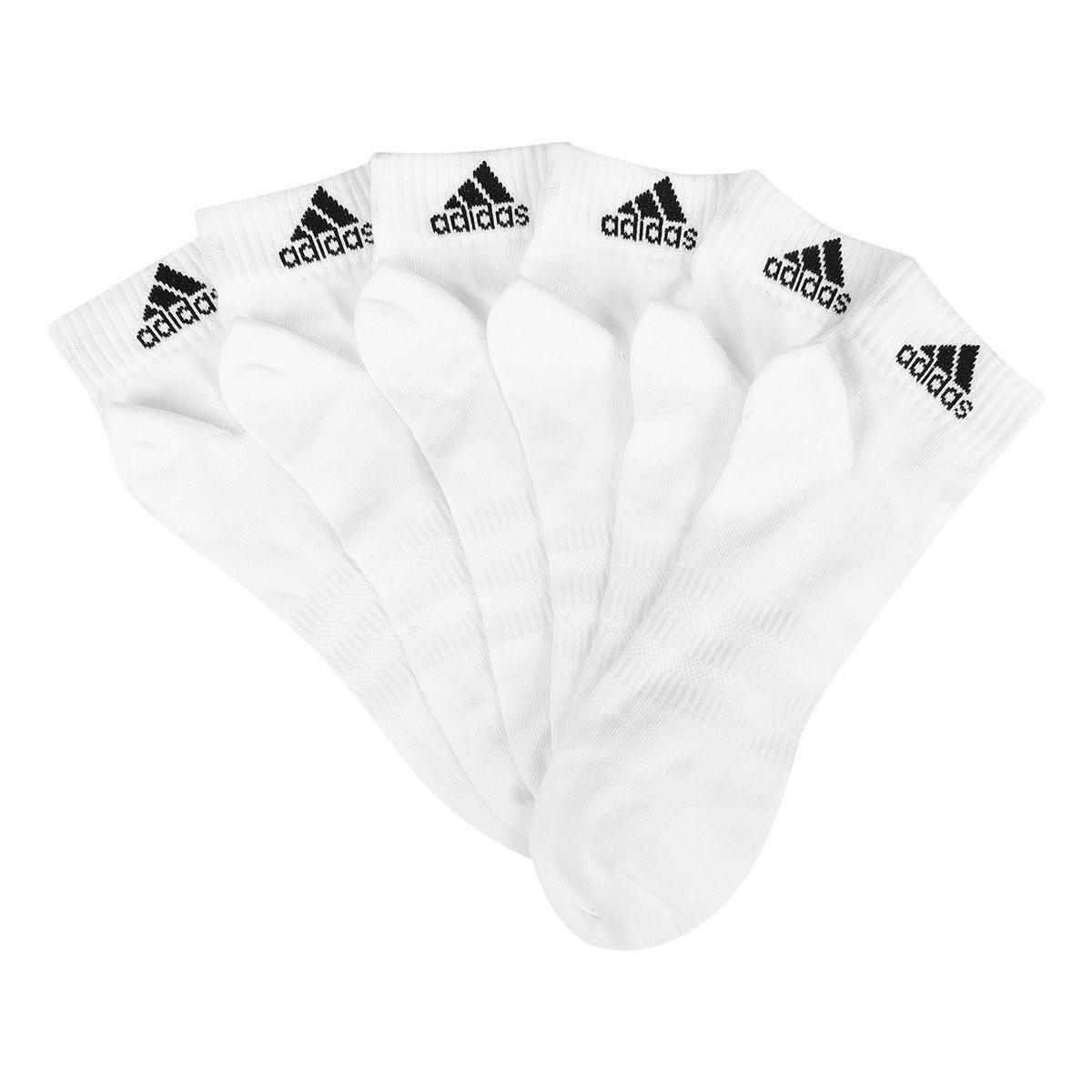 Kit Meia Adidas Cano Curto 6 Pares - 3