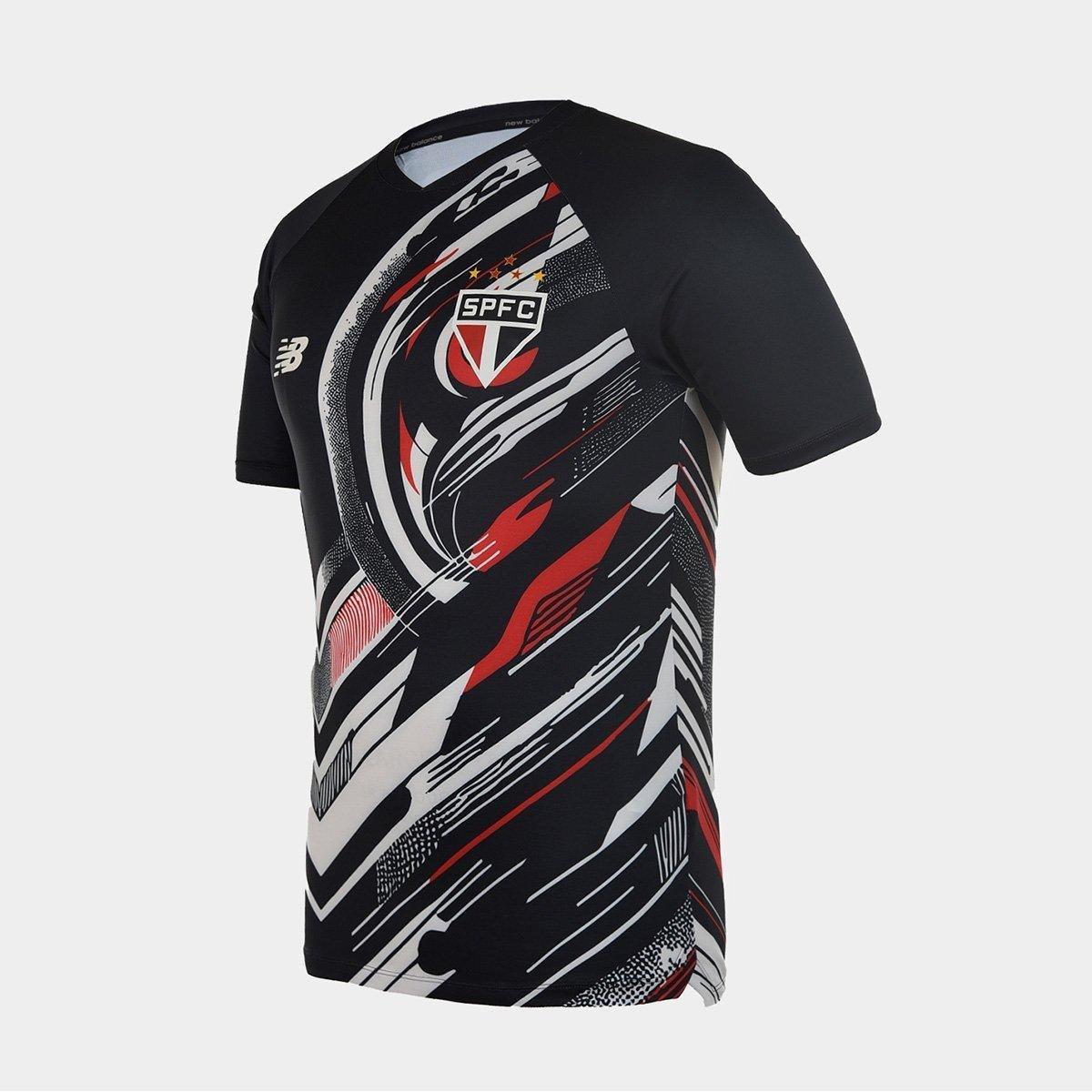 Camisa São Paulo 25/26 s/n° Pré Jogo New Balance Masculina - 2