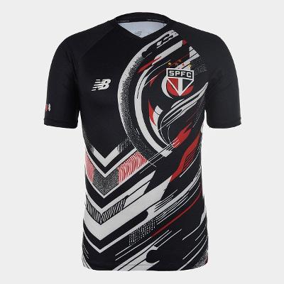 Camisa São Paulo 25/26 s/n° Pré Jogo New Balance Masculina
