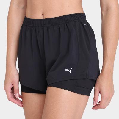 Short Puma Run Velocity 2 in 1 Feminino