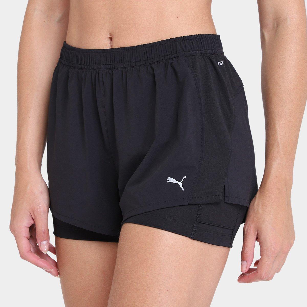 Short Puma Run Velocity 2 in 1 Feminino - 1