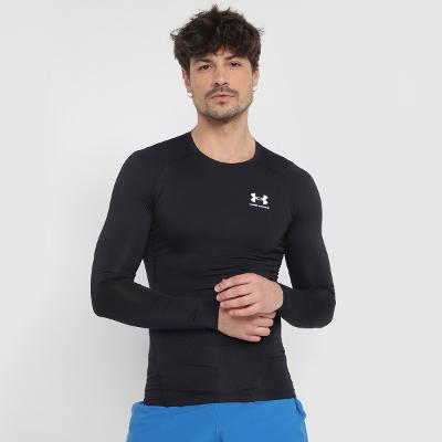 Camiseta Under Armour Heatgear Manga Longa Masculina
