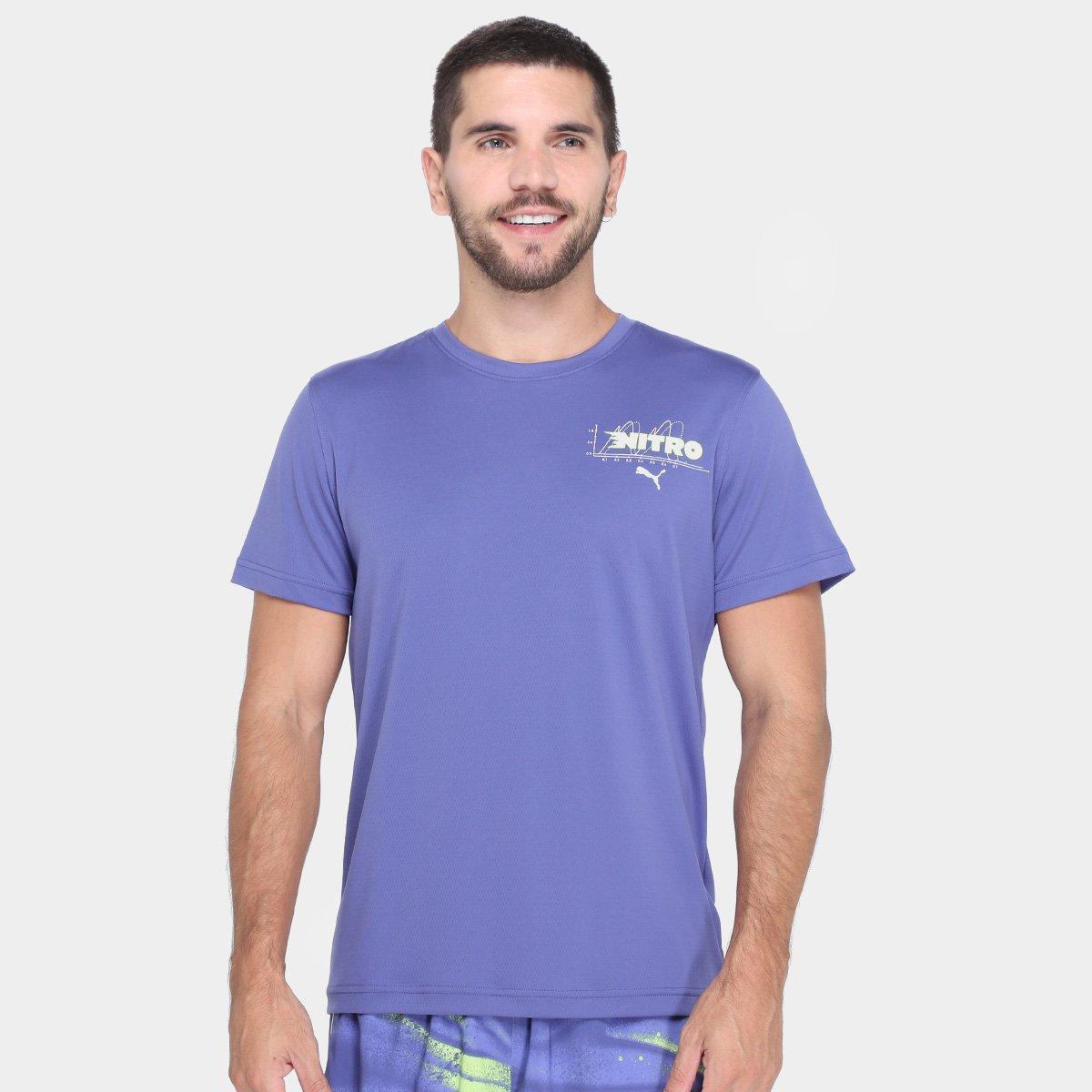Camiseta Puma Graphics Running Nitro Masculina - 1