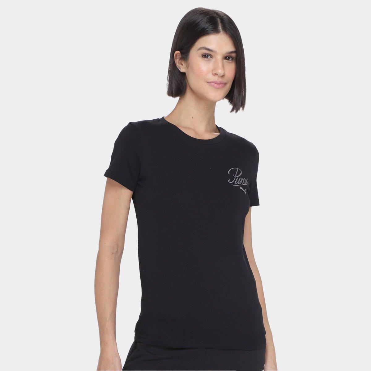 Camiseta Puma Script Feminina - 1