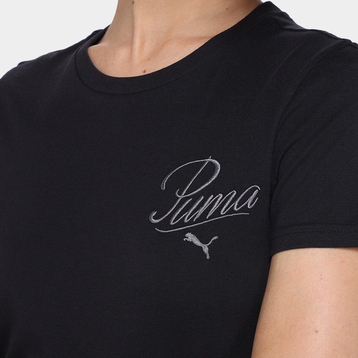 Camiseta Puma Script Feminina - 3