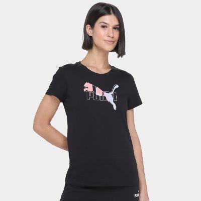 Camiseta Puma Logo Lab Feminina